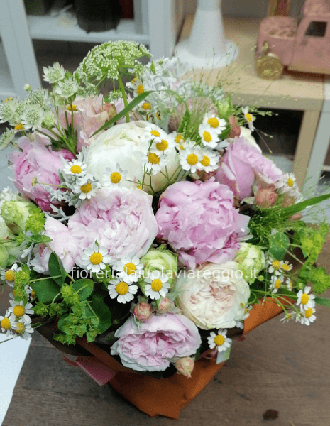 Bouquet con peonie